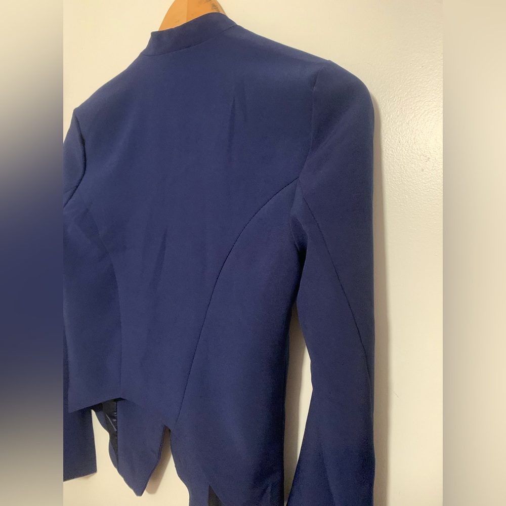 Super CUTE royal navy blue short blazer Spacegirl jacket with tails long sleeve - Picture 4 of 12